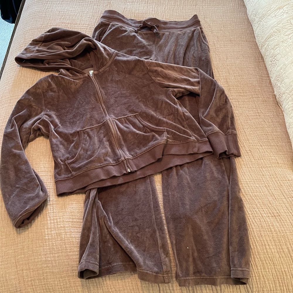 Aerie Velour Jumpsuit